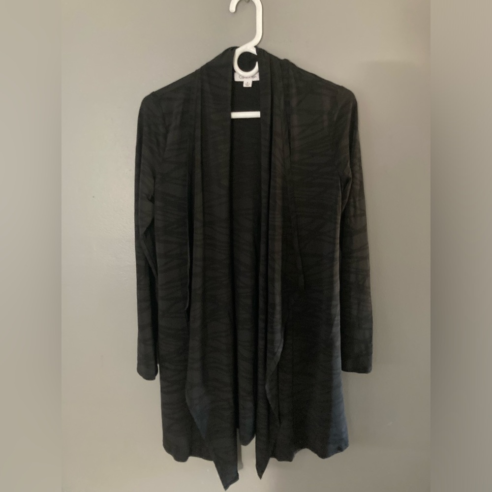 LIKE NEW! CALVIN KLEIN Lightweight Long Cardigan/Wrap